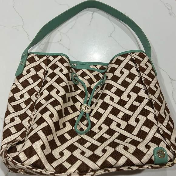 Spartina canvas and leather bag - excellent condition. - Picture 5 of 8